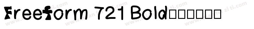 Freeform 721 Bold字体转换